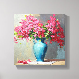 Decoración artística de bogainville Canvas