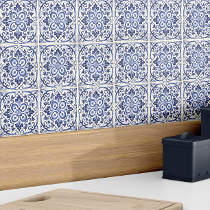 Decoración azulejo española moderna azul elegante