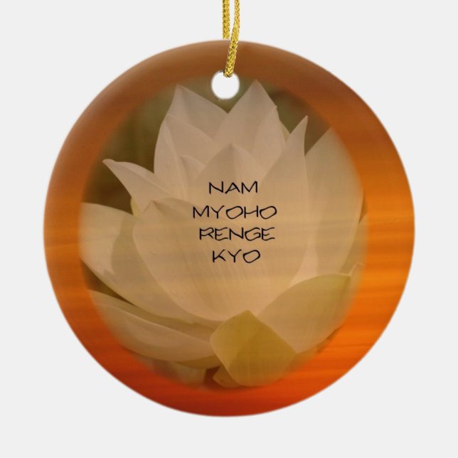Decoración budista SGI: Lotus Nam Myoho Renge Kyo (Frente)