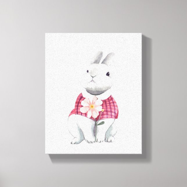 Decoración caprichosa de conejito para guardería d (Anverso)