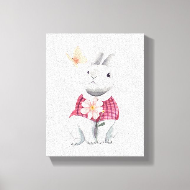 Decoración caprichosa de conejito para guardería e (Anverso)