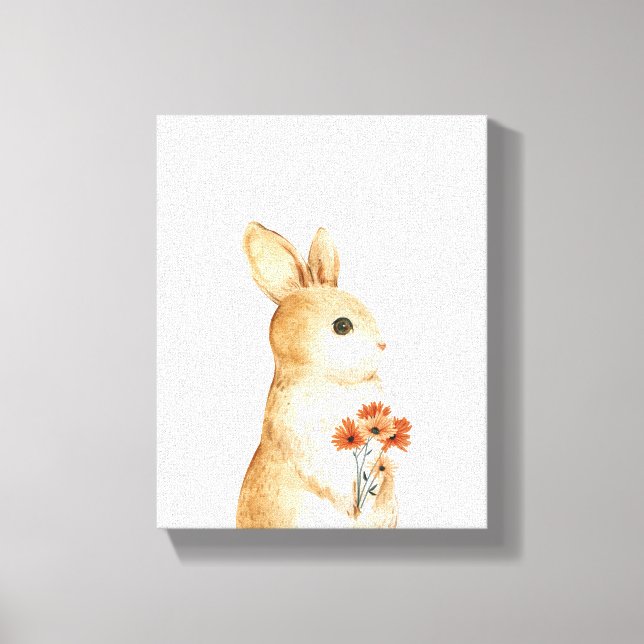 Decoración caprichosa de conejito para la guarderí (Anverso)