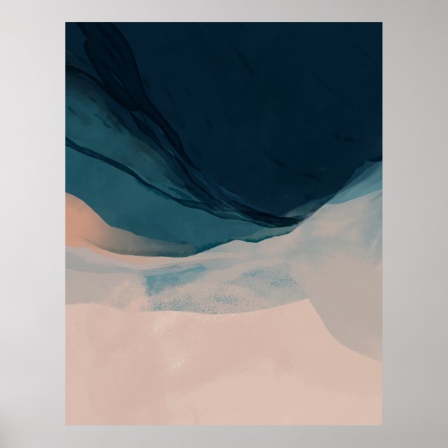 Decoración casera de arena y acuarela marina (Frente)