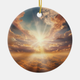 Decoración celestial de cerámica