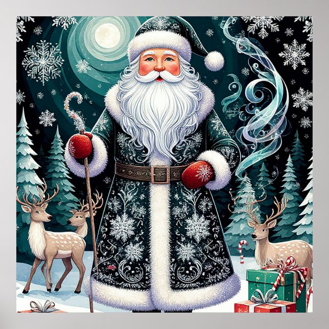 Decoración Clásica de Santa Claus para la Habitaci (Frente)