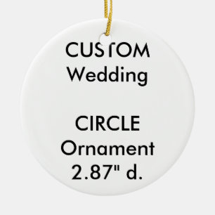 Decoración colgante de cerámica REDONDA de encargo