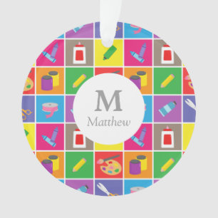 Decoración colorida de los niños con motivos artís