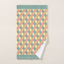 Decoración con patrón de diamante Harlequin pastel