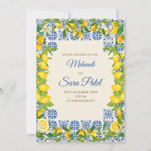 Decoración con tema italiano e invitaciones Medite