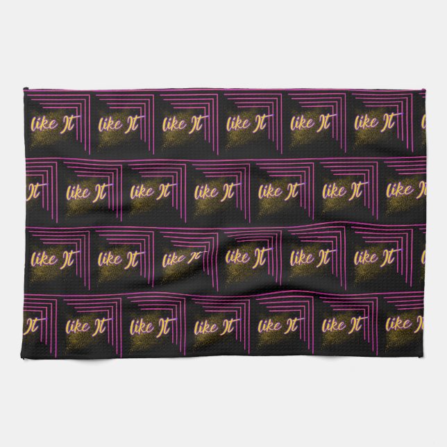 Decoración con toallas de cocina vibrante en Zazzl (Horizontal)