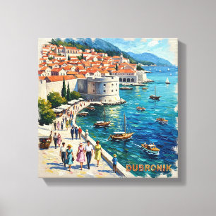 Decoración Costera de Hogar del Puerto de Dubrovni