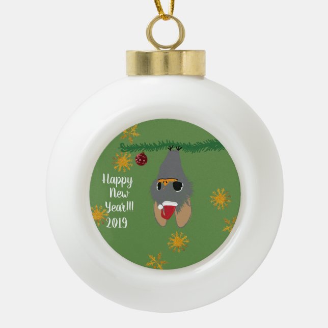 Decoración Cuta De Año Nuevo (Anverso)