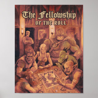 Decoración D&D, Mazmorras Y Dragones RPG Wall Art