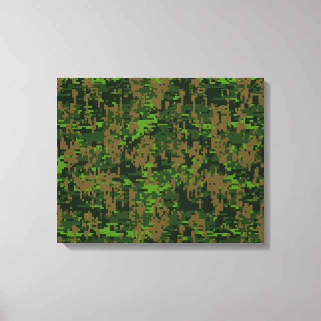 Decoración de acento digital de camuflaje estilo W (Anverso)