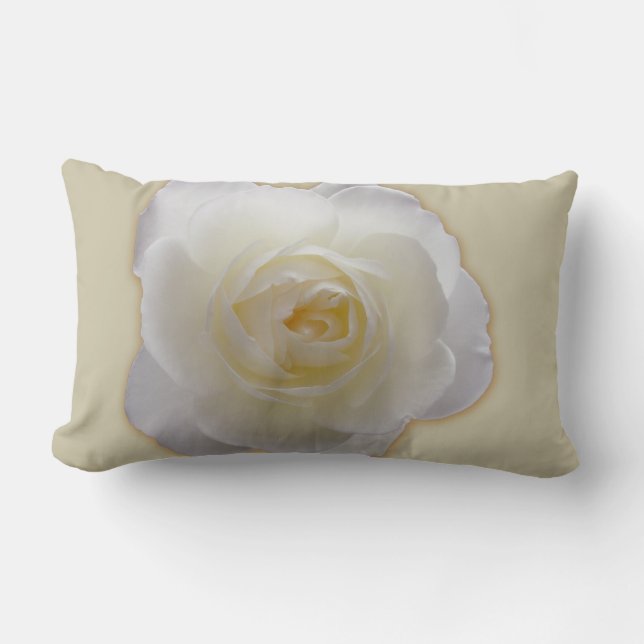 Decoración de almohada rosa blanco personalizada d (Anverso)