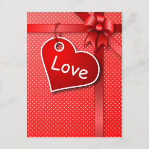 Decoración de amor de postales