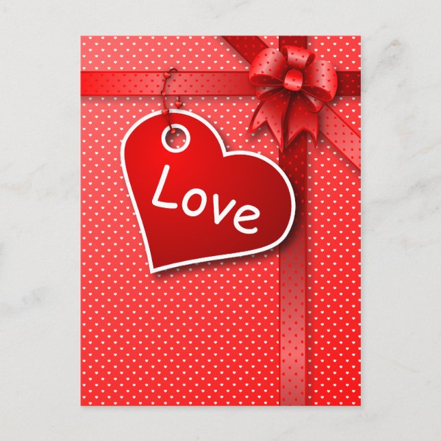 Decoración de amor de postales (Anverso)