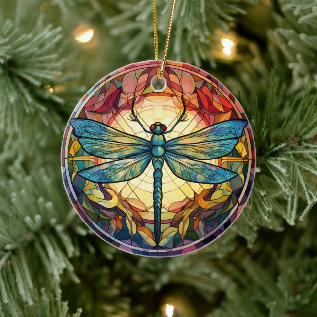 Decoración de árbol de cerámica de vidrio manchado (Árbol)