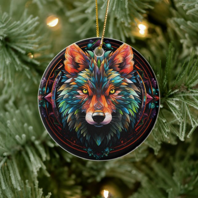 Decoración de árbol de cerámica de vidrio templado (Árbol)