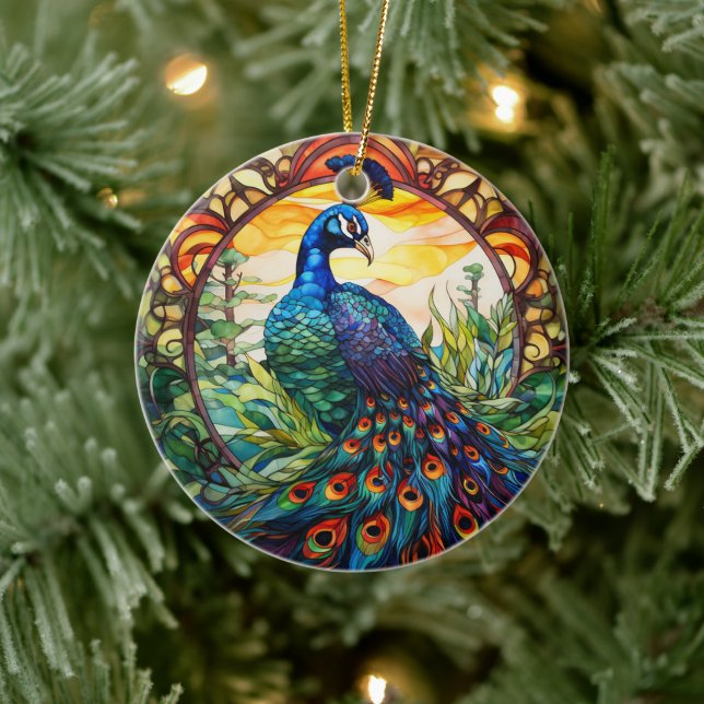 Decoración de árbol de cerámica de vidrio templado (Árbol)