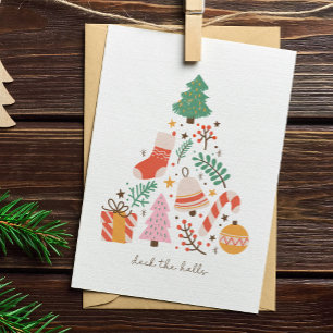 Decoración de árboles de Navidad en los salones
