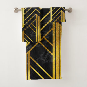 Decoración de arte con efecto dominó geométrico so