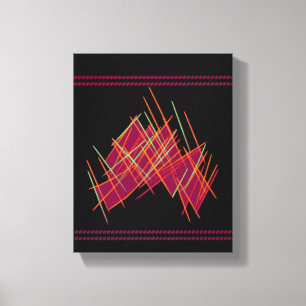 Decoración de arte de diseño interior negro con me