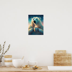 Decoración de arte de la pared del oso polar en ti