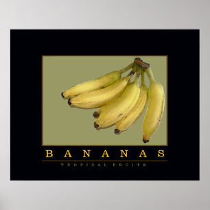 decoración de banana amarilla