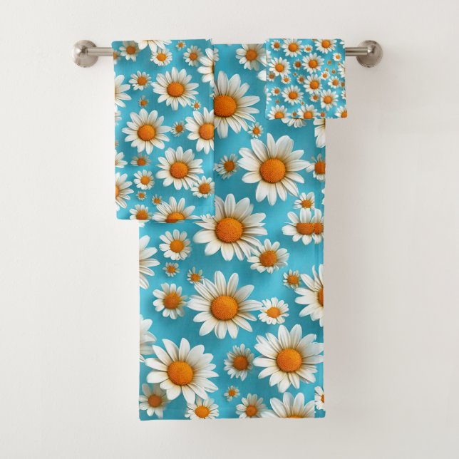 🌸 Decoración de baño floral blanca adorable 🌸 (In situ)