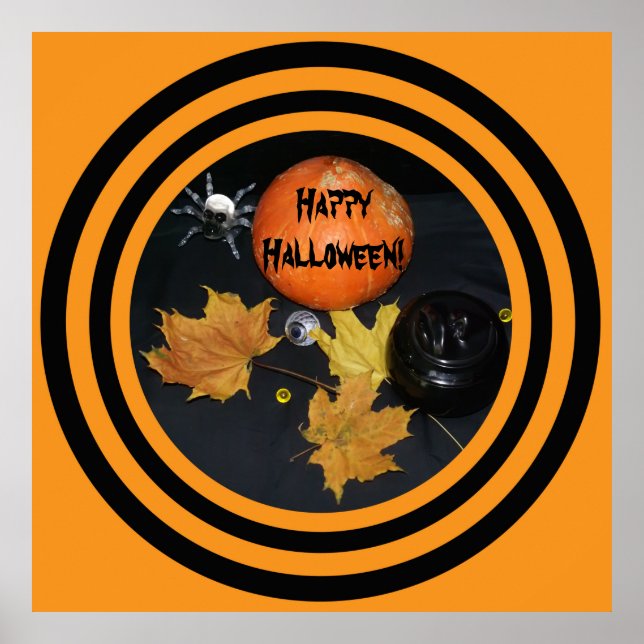 Decoración de calabaza de Halloween (Frente)