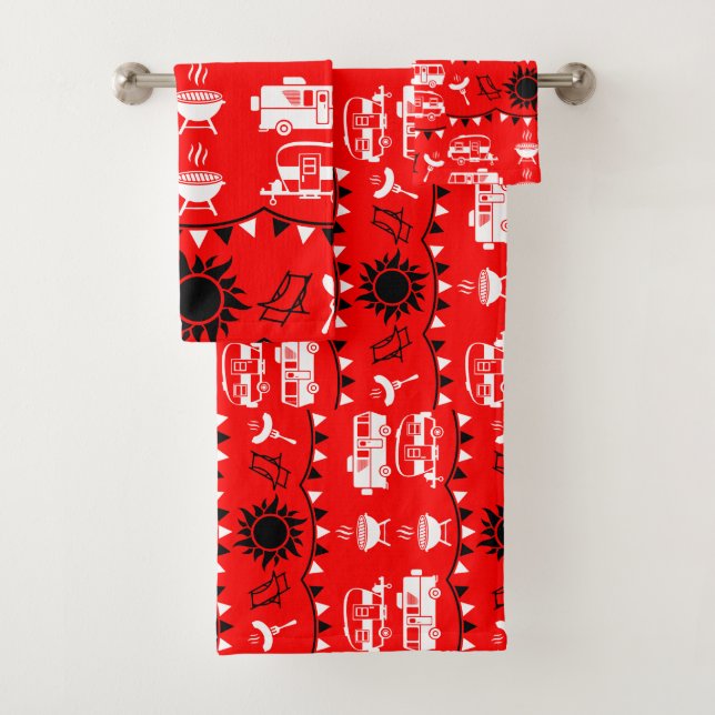 Decoración de camping de caravana (In situ)