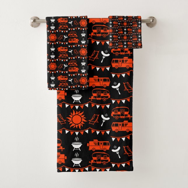 Decoración de camping de caravana (In situ)