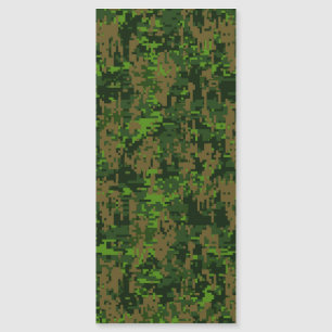 Decoración de camuflaje verde digital estilo Woodl