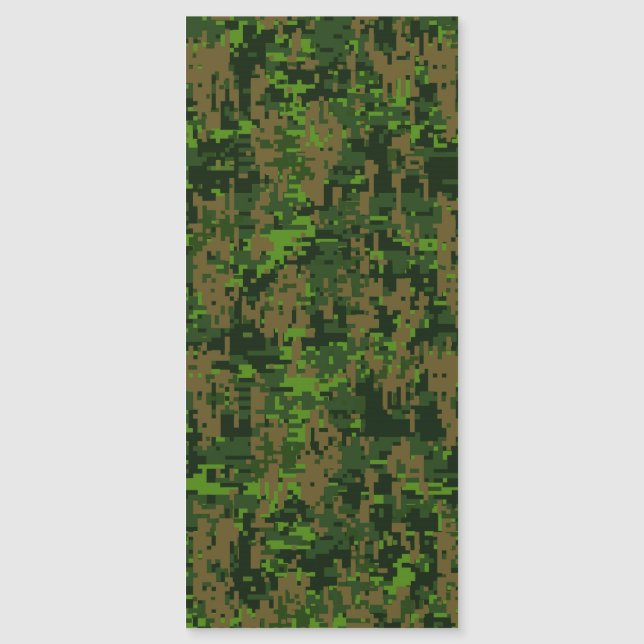 Decoración de camuflaje verde digital estilo Woodl (Anverso)