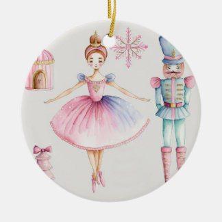 Decoración De Cerámica De Nutcracker