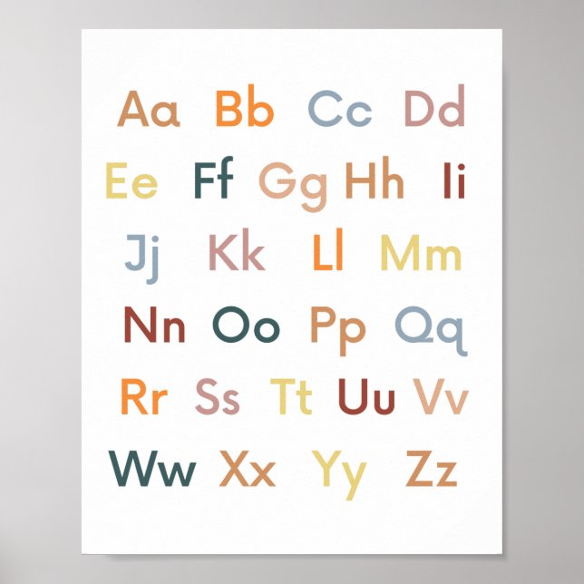 Decoración de clase Alphabet ABC (Frente)