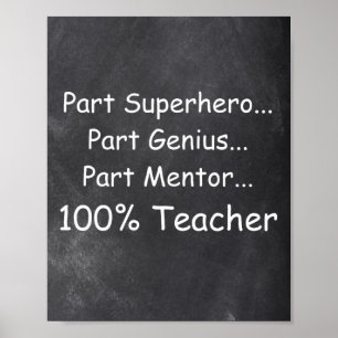 Decoración de clases de docentes de Superhéroe Gen