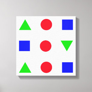 decoración de color de figuras geométricas