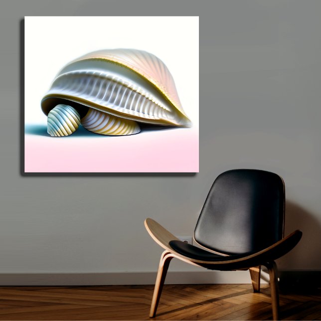 Decoración de conchas de arte en el muro de concha (Subido por el creador)