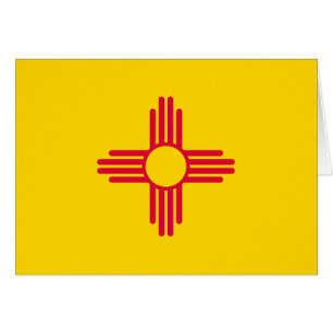 Decoración de diseño de la bandera de Nuevo México
