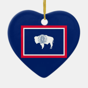 Decoración de diseño de la bandera del estado de W