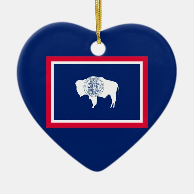 Decoración de diseño de la bandera del estado de W (Frente)