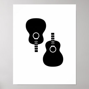 decoración de dos guitarras acústicas