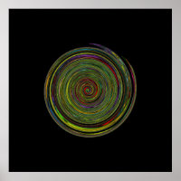decoración de espiral hipnótica