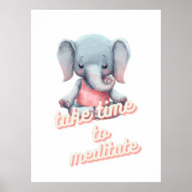 Decoración de estilo Art Room Poster Meditación In