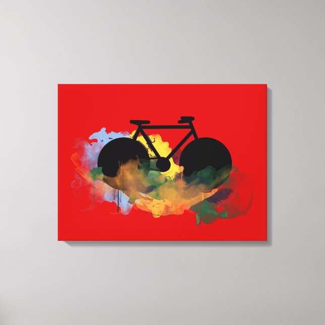 decoración de estilo urbano de la bicicleta negra (Anverso)