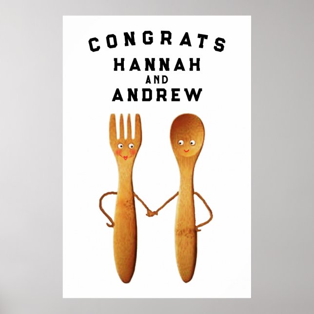 Decoración de Felicitaciones de Boda Personalizada (Frente)