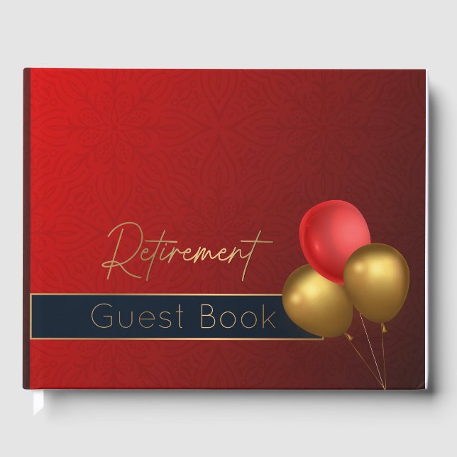 decoración de fiestas de retiro de libro de invita (Anverso)