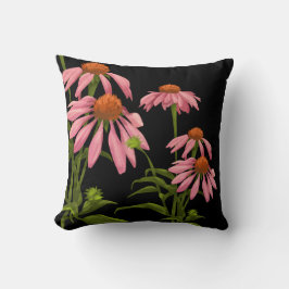 decoración de flores arrojar almohada